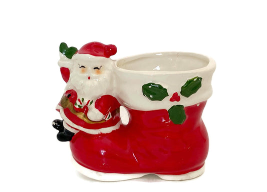 Vintage Christmas Planter by Napco