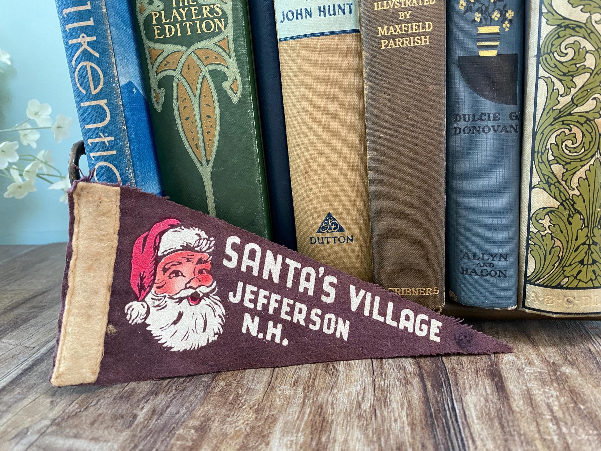 Vintage Santa's Village, New Hampshire Souvenir Pennant at Duckwells