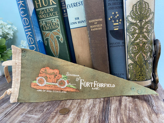 Vintage Fort Fairfield Maine Pennant at Duckwells