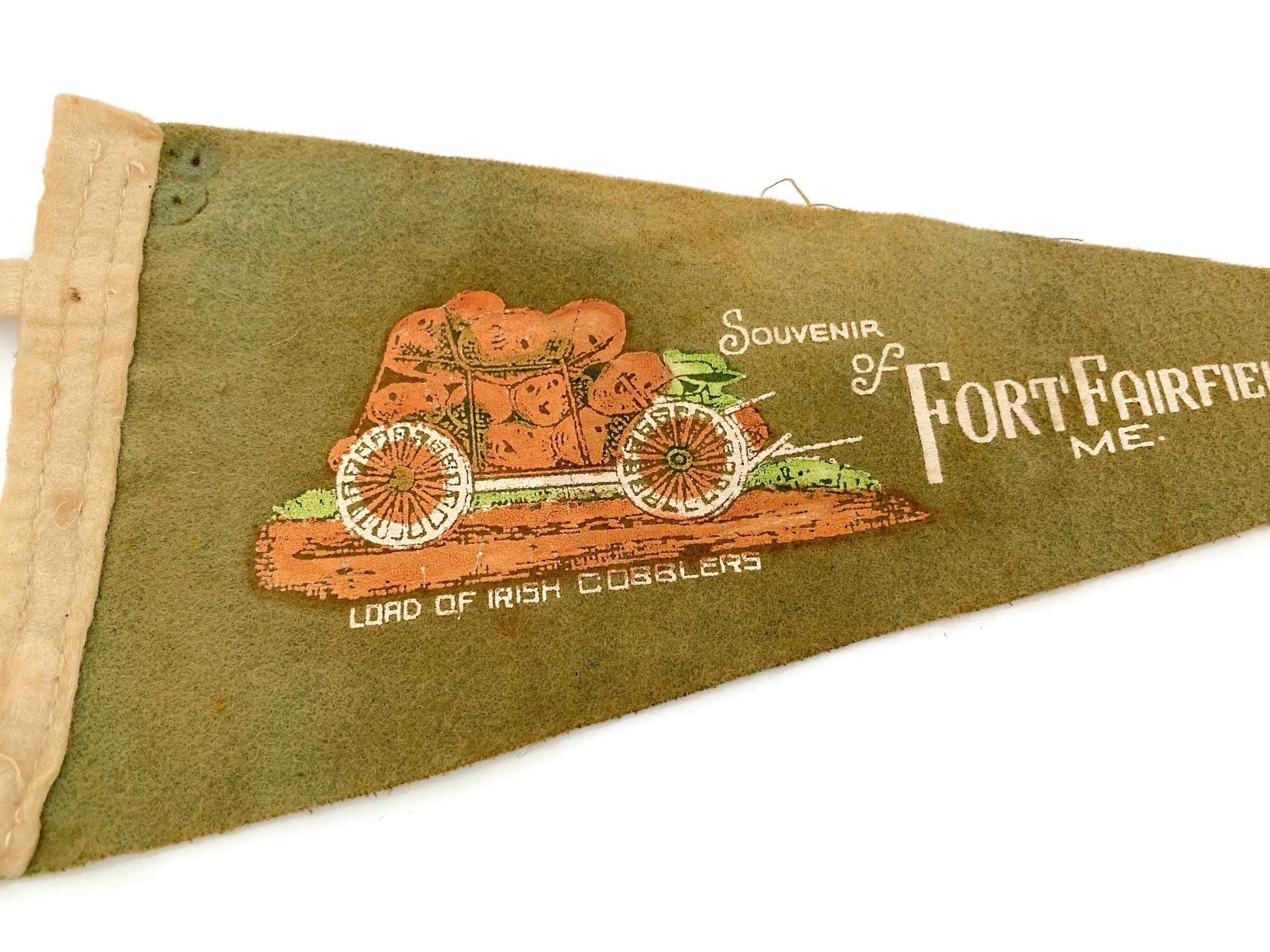 Vintage Fort Fairfield Maine Pennant at Duckwells