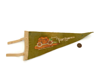 Vintage Fort Fairfield Maine Pennant at Duckwells