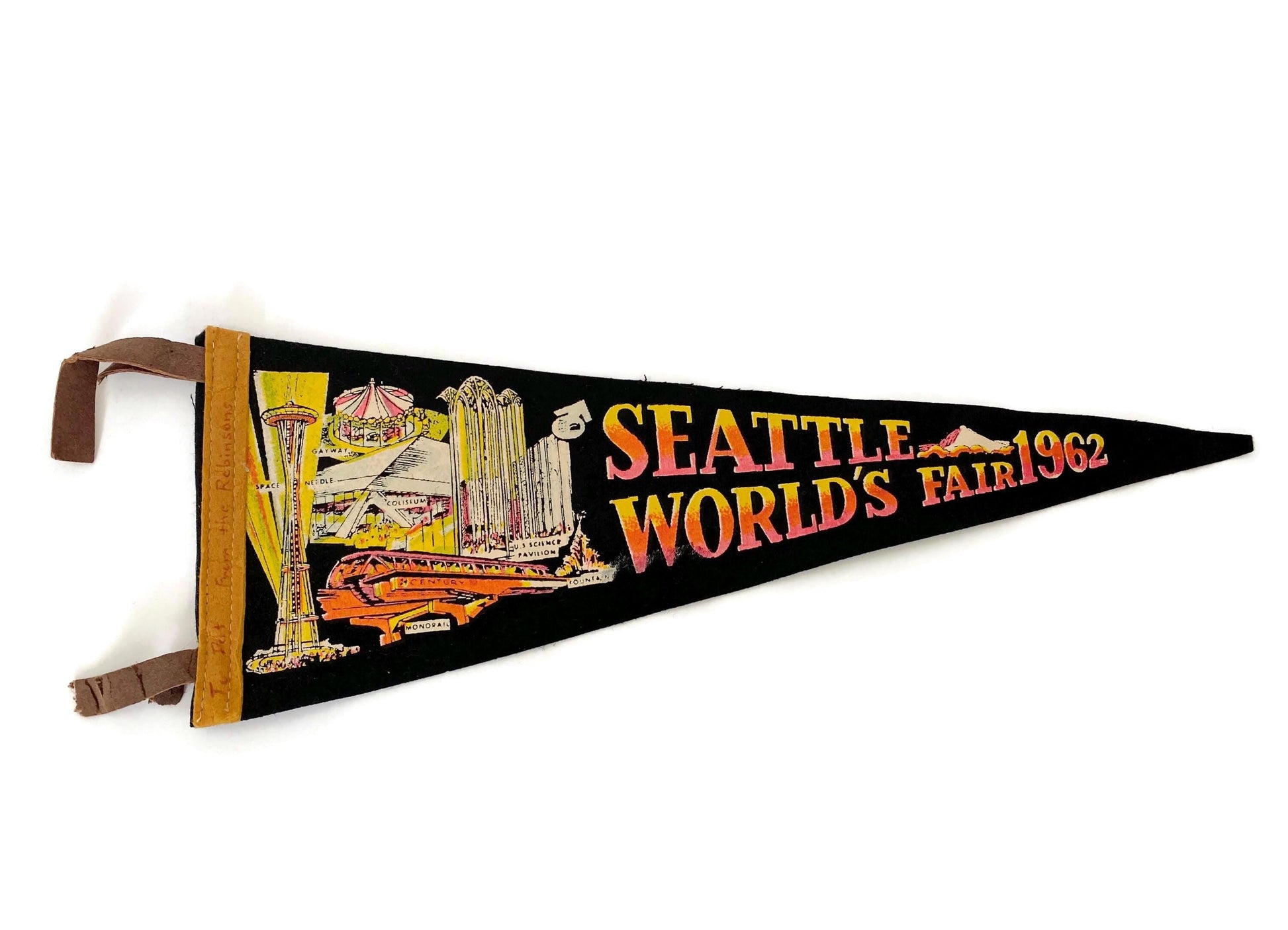 Vintage Seattle World's Fair 1962 Pennant at Duckwells