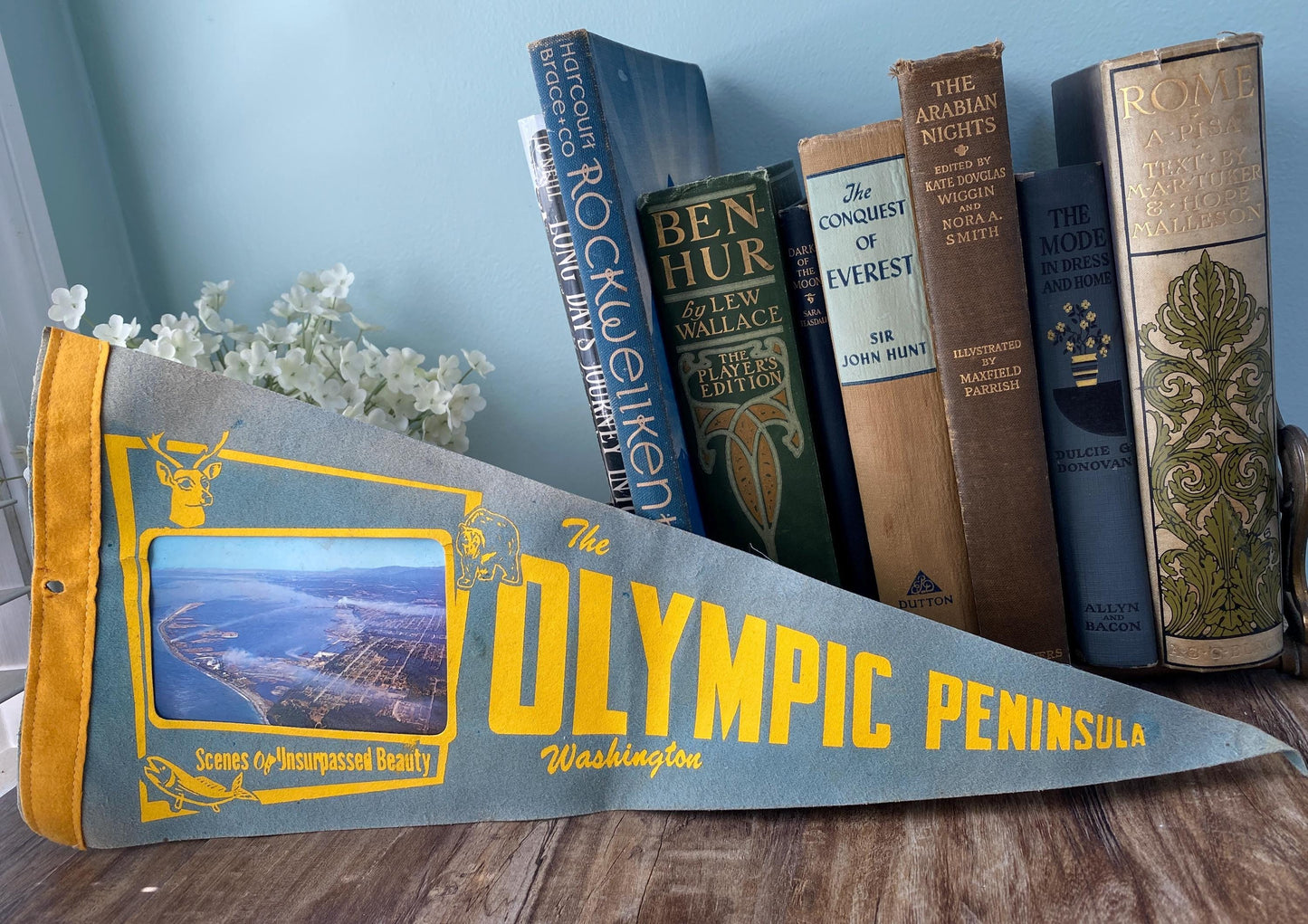 Vintage Washington Souvenir Pennant at Duckwells