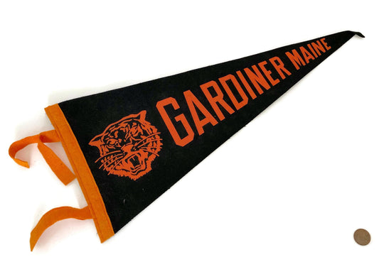 Vintage Gardiner Maine Pennant at Duckwells