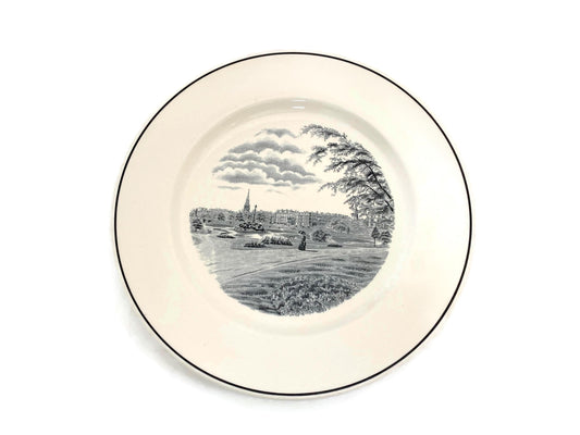 Vintage Boston Public Gardens Plate by Spode at Duckwells