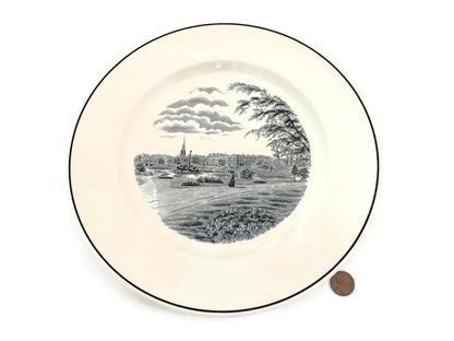 Vintage Boston Public Gardens Plate by Spode at Duckwells