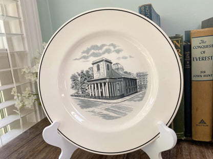 Vintage Boston Kings Chapel Plate by Spode at Duckwells