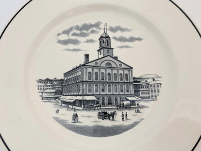 Vintage Faneuil Hall Boston Plate by Spode at Duckwells