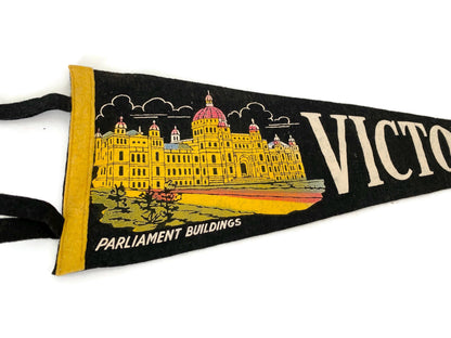 Vintage Canadian Pennant, Victoria, New Brunswick Canada at Duckwells