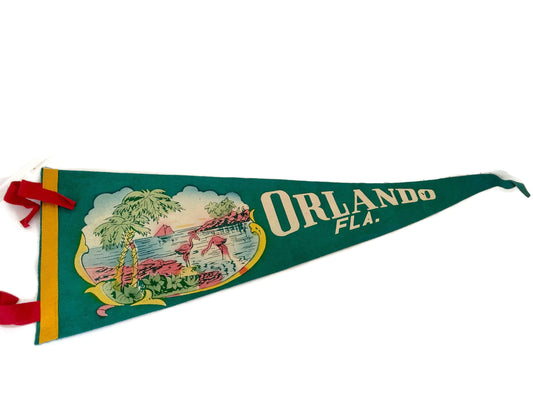 Vintage Orlando Florida Pennant at Duckwells