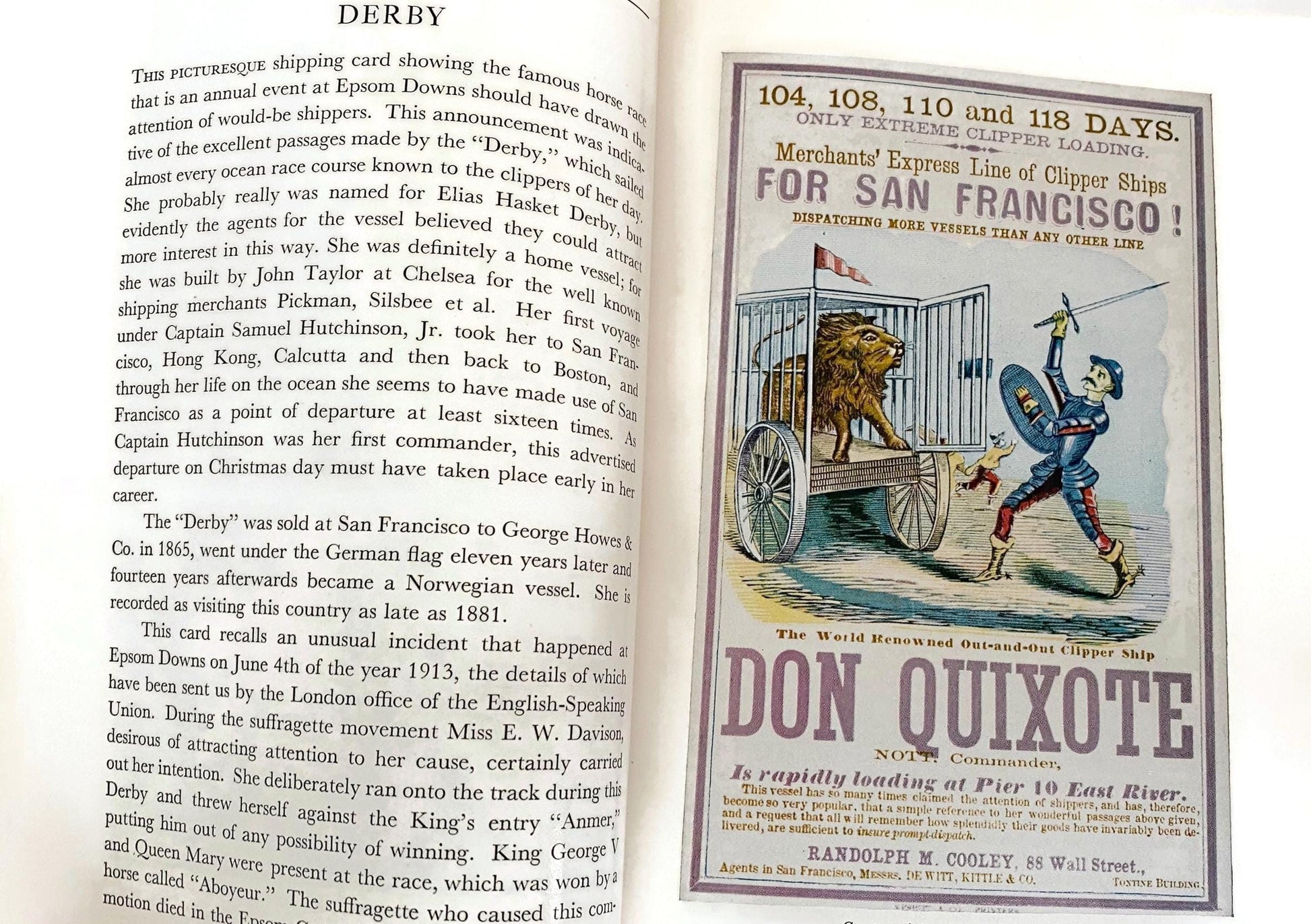 Vintage Yankee Ship Sailing Cards Book, 1949 First Edition at Duckwells