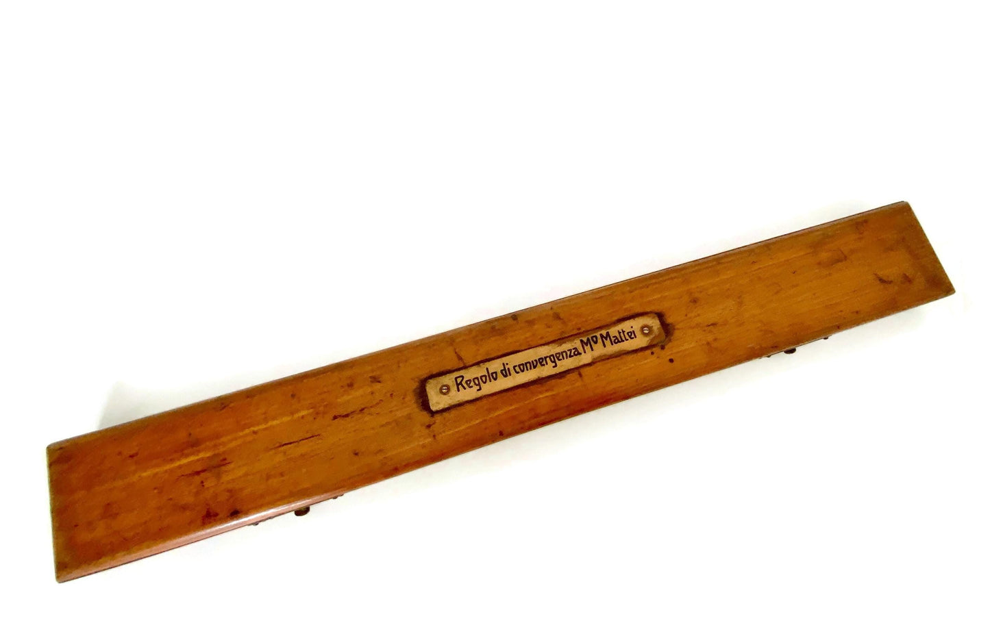 Vintage Italian Slide Rule by Mo. Mattei World Word II Era Artillery Tool at Duckwells