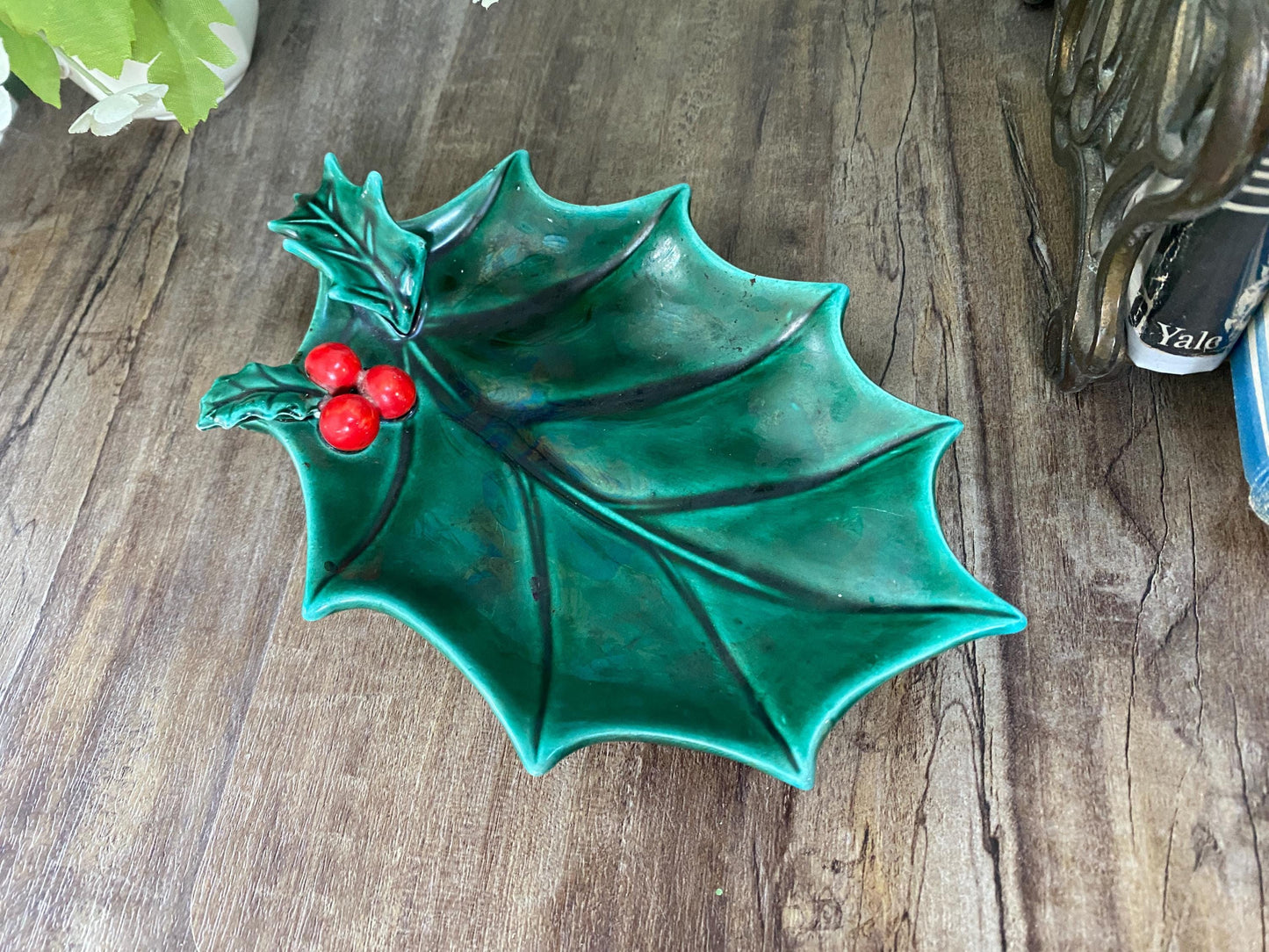 Midcentury Christmas Dish by Lefton
