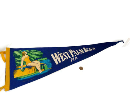 Vintage West Palm Beach, FL Pennant