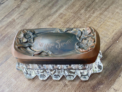 Antique Engraved Trinket Box at Duckwells