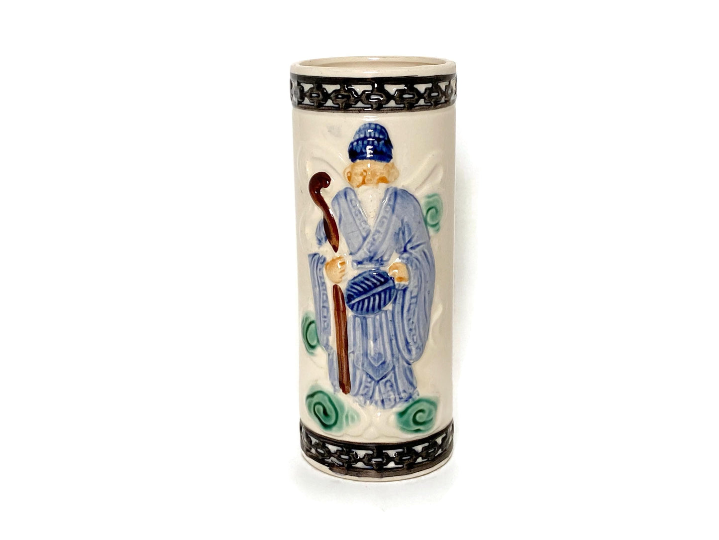 Vintage Tiki Ceramic Mug: Old Wise Man at Duckwells