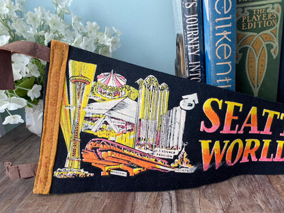 Vintage Seattle World's Fair 1962 Pennant at Duckwells