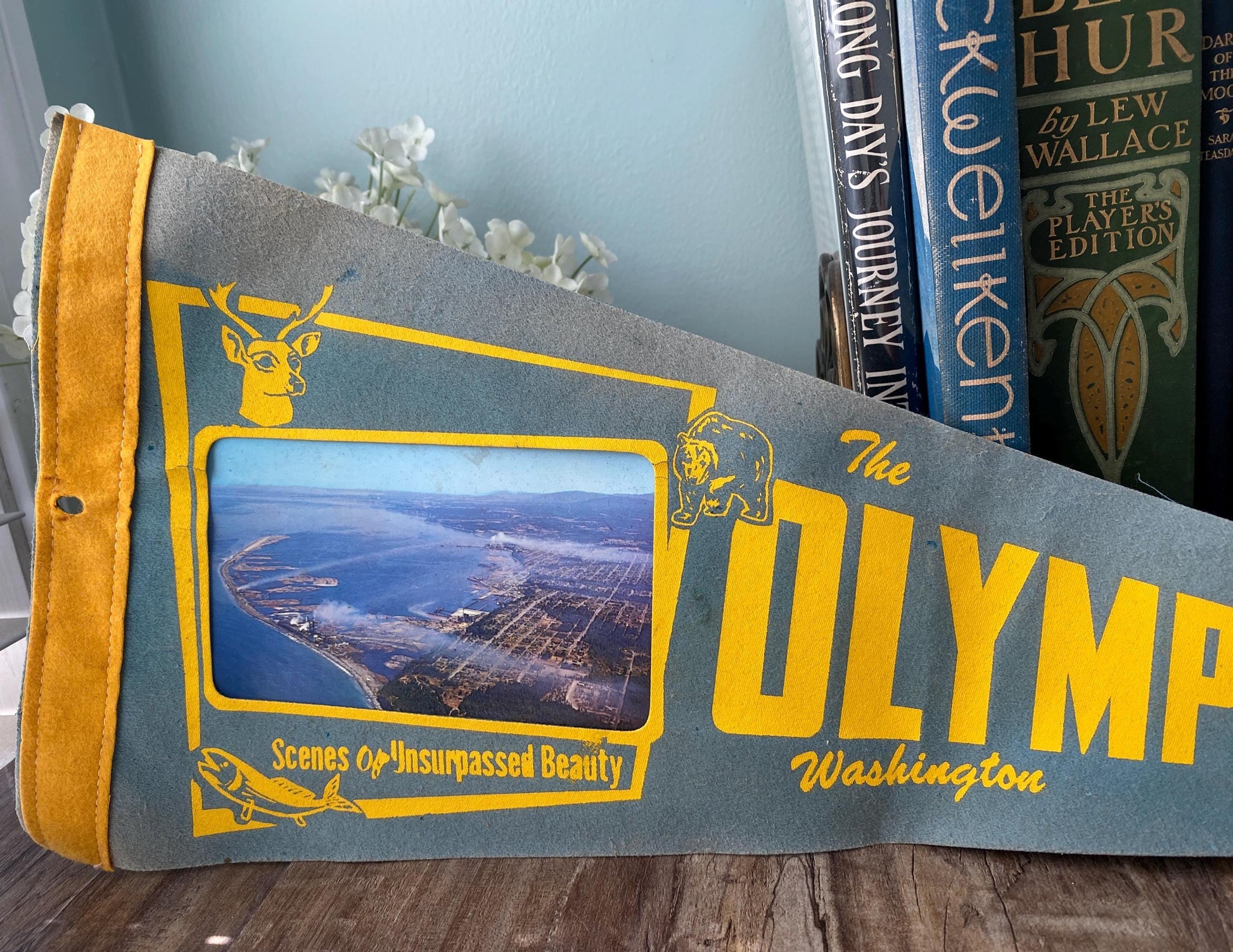 Vintage Washington Souvenir Pennant at Duckwells