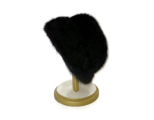 Antique Hat Stand,  Gold and White Wood Display