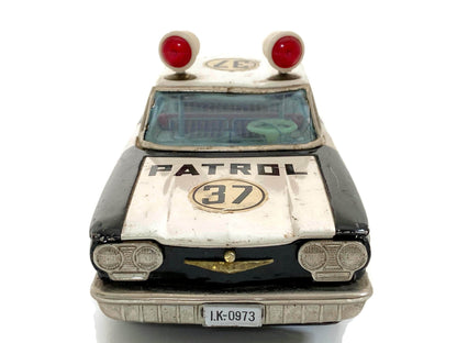 Vintage Police Car, Ichiko Friction Toy Made in Japan at Duckwells