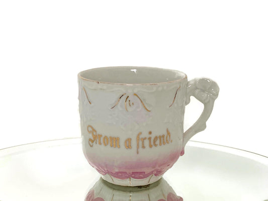 Antique Demitasse Friendship Cup