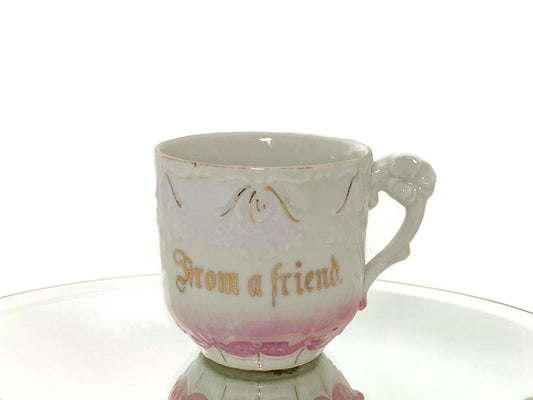 Antique Demitasse Friendship Cup