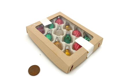 Vintage Mini Glass Christmas Ornaments at Duckwells
