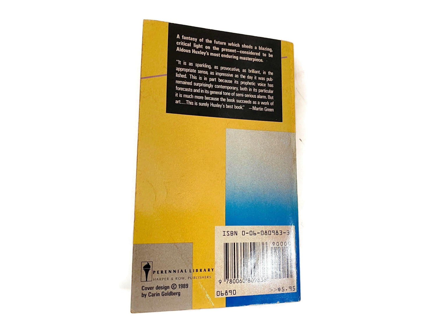 Vintage Softcover Book, Brave New World by Aldous Huxley at Duckwells