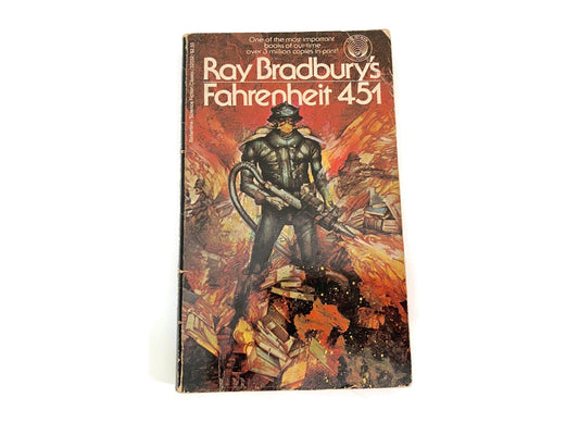 Vintage Softcover Book, Fahrenheit 451 by Ray Bradbury at Duckwells