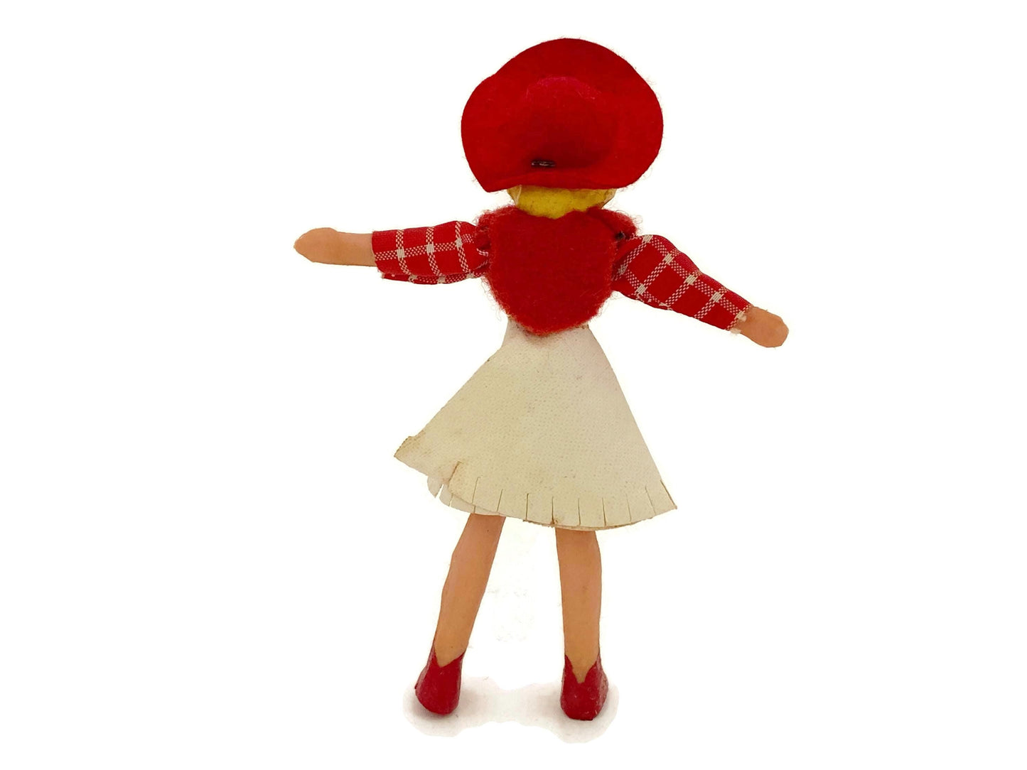 1950s Cowgirl Figurine, Flagg Flexible Doll at Duckwells
