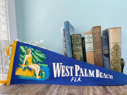 Vintage West Palm Beach, FL Pennant