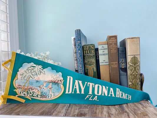 Vintage Daytona Beach Pennant at Duckwells