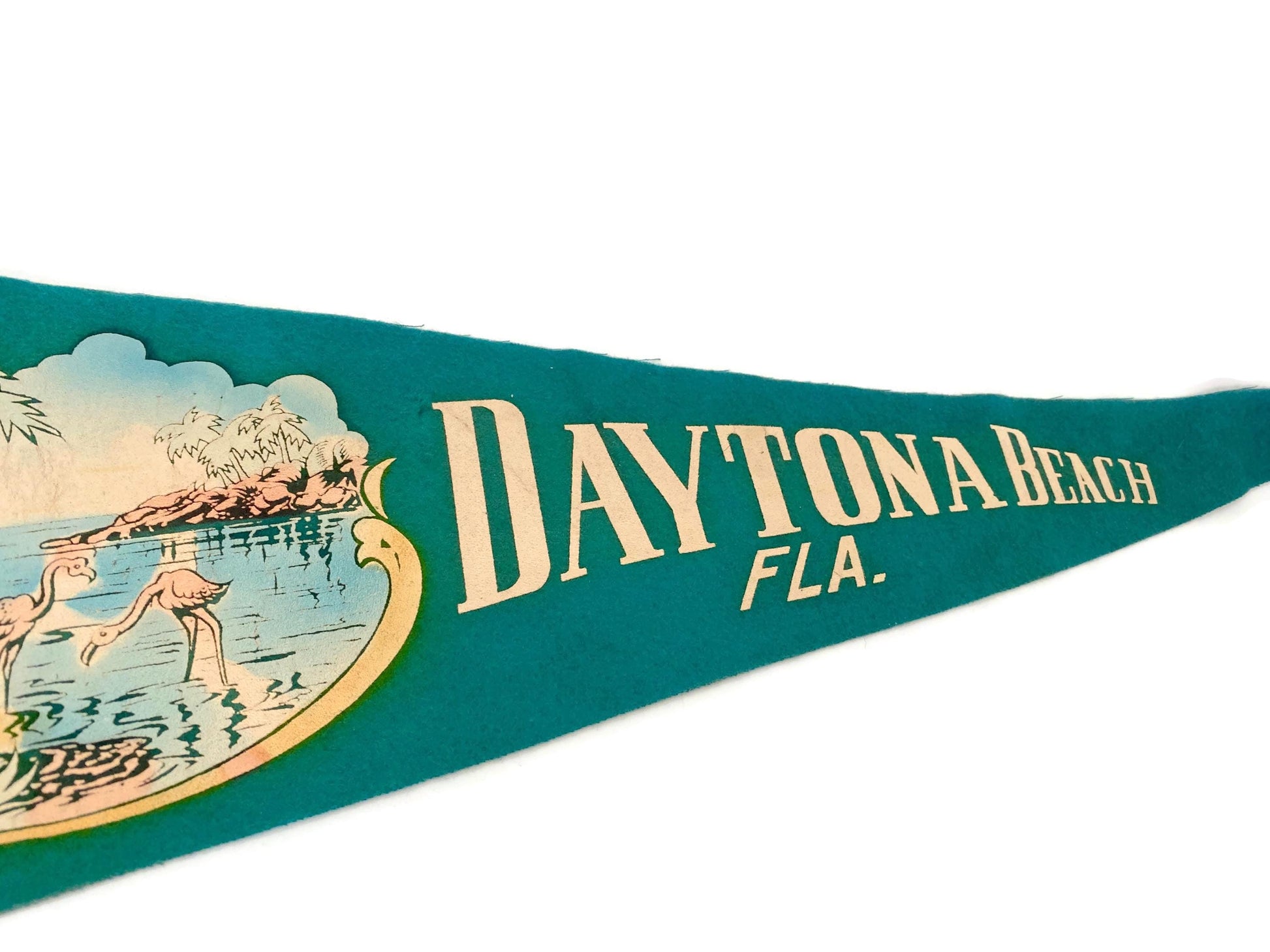 Vintage Daytona Beach Pennant at Duckwells