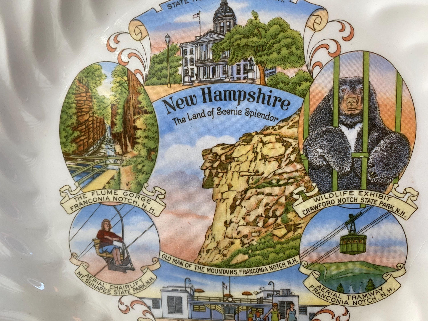 Vintage New Hampshire Plate at Duckwells