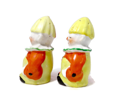 Vintage Clown Salt and Pepper Shakers at Duckwells