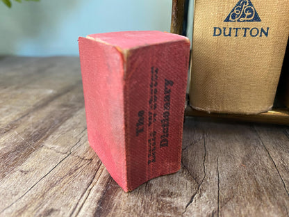 Antique Miniature Book, The Little Webster Dictionary 18,000 Words at Duckwells