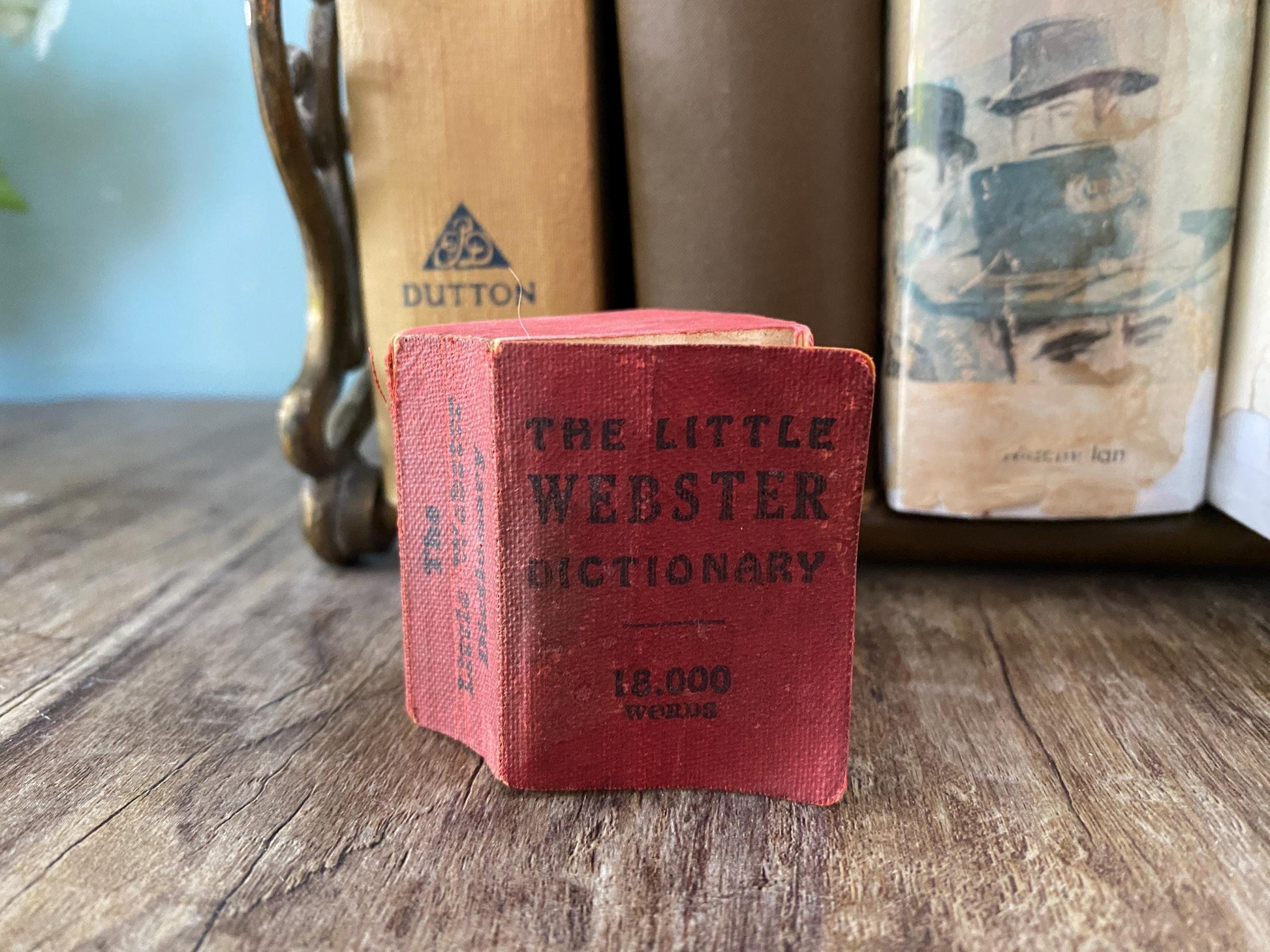 Antique Miniature Book, The Little Webster Dictionary 18,000 Words at Duckwells