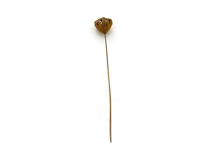 Antique Hat Pin - Art Nouveau Metal Filagree Hatpin at Duckwells