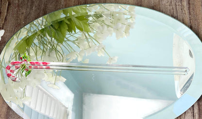 Vintage Christmas Drink Stirrers, Spun Glass Candy Canes at Duckwells