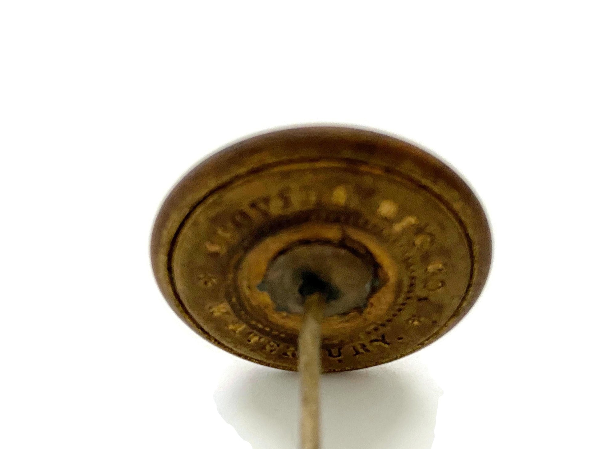 Antique Police Hatpin by Waterbury Button at Duckwells