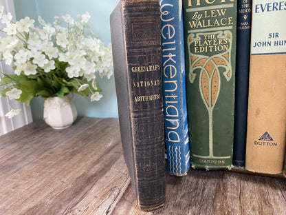 Antique Book, Greenleaf's National Arithmetic; 1852 at Duckwells