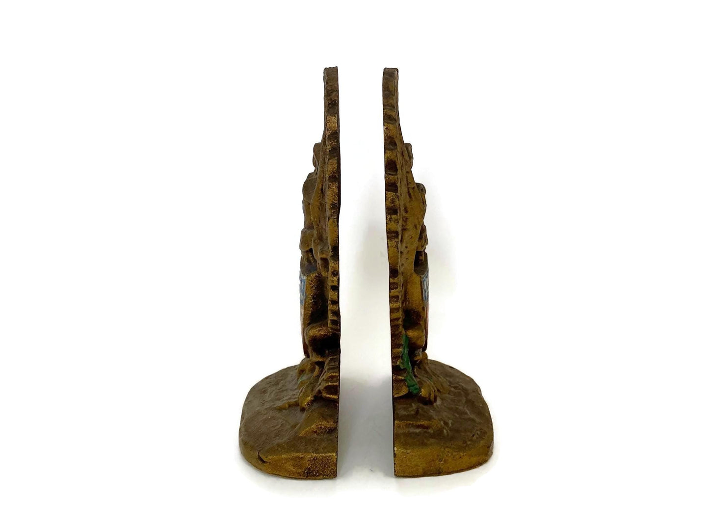 Vintage Patriotic E Pluribus Unum Bookends at Duckwells