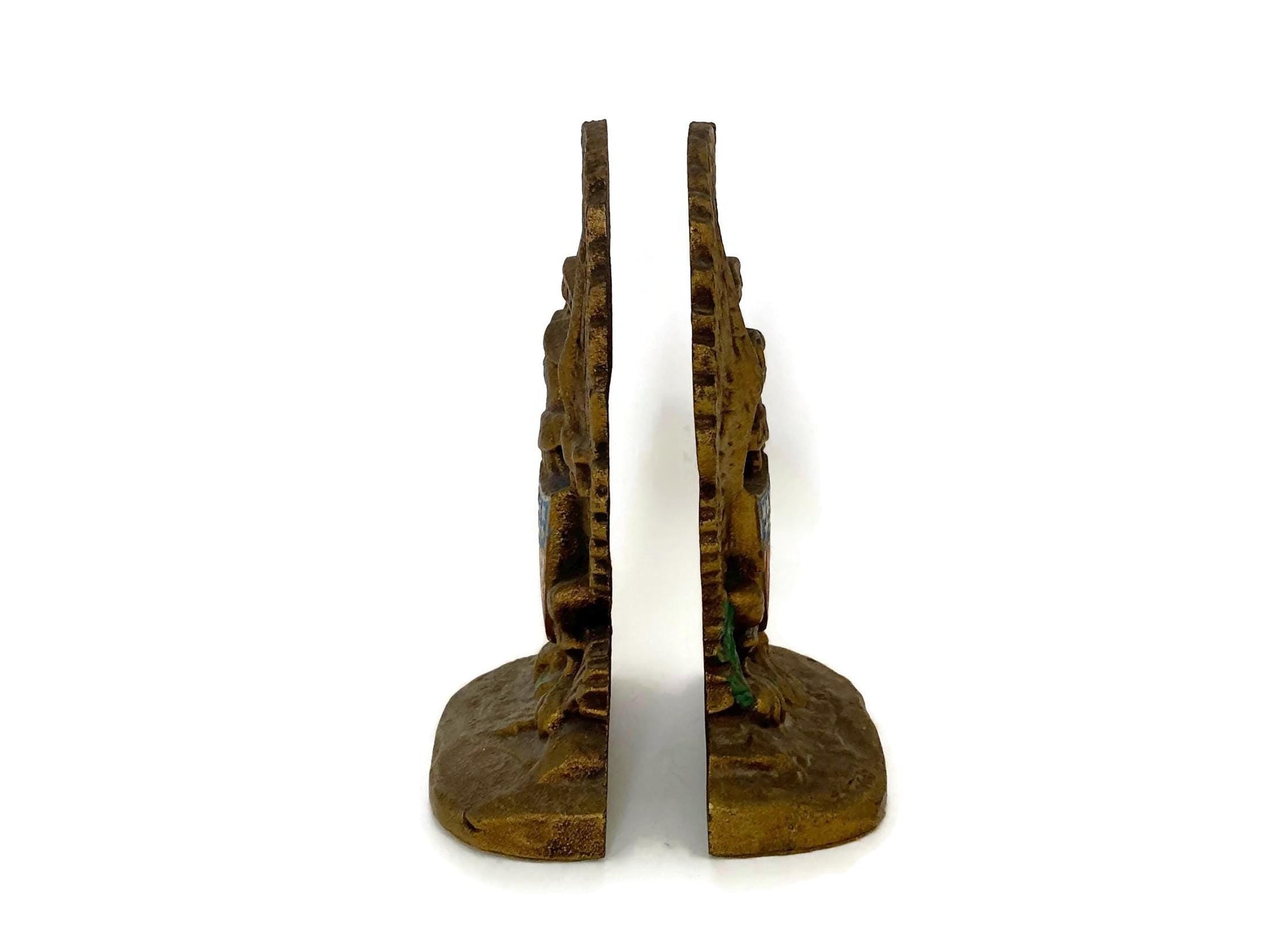 Vintage Patriotic E Pluribus Unum Bookends at Duckwells