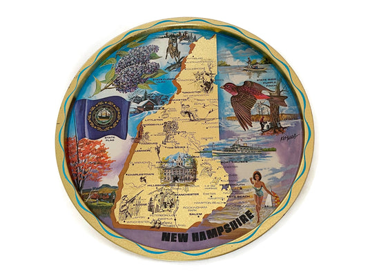 Vintage  New Hampshire Souvenir Tray