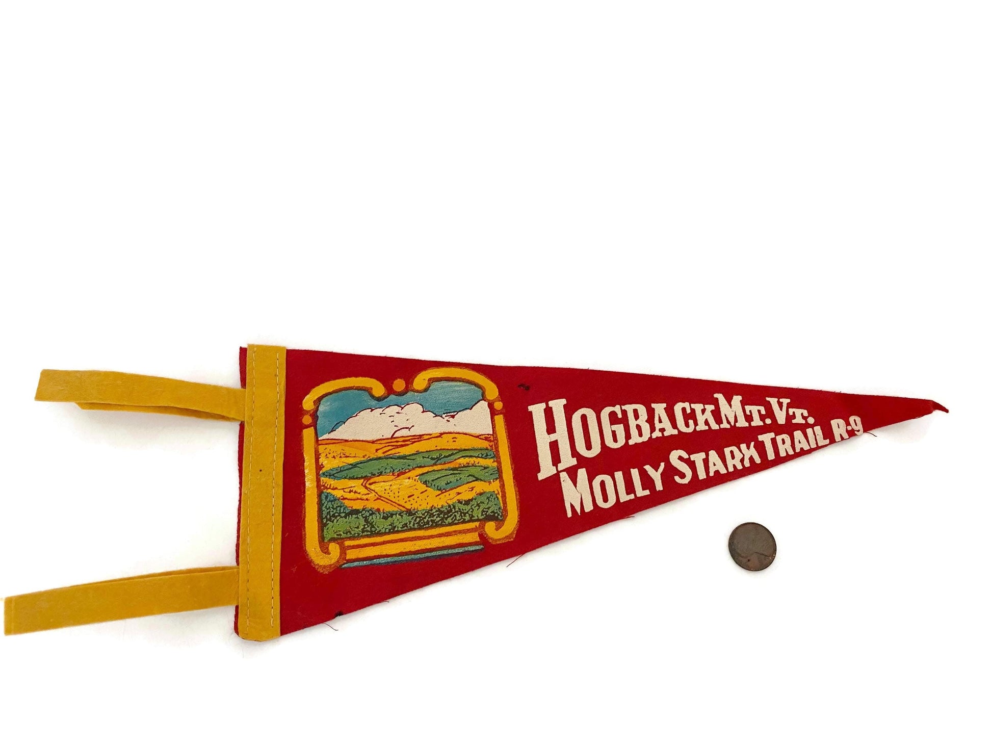 Vintage Hogback Mountain Vermont Pennant at Duckwells