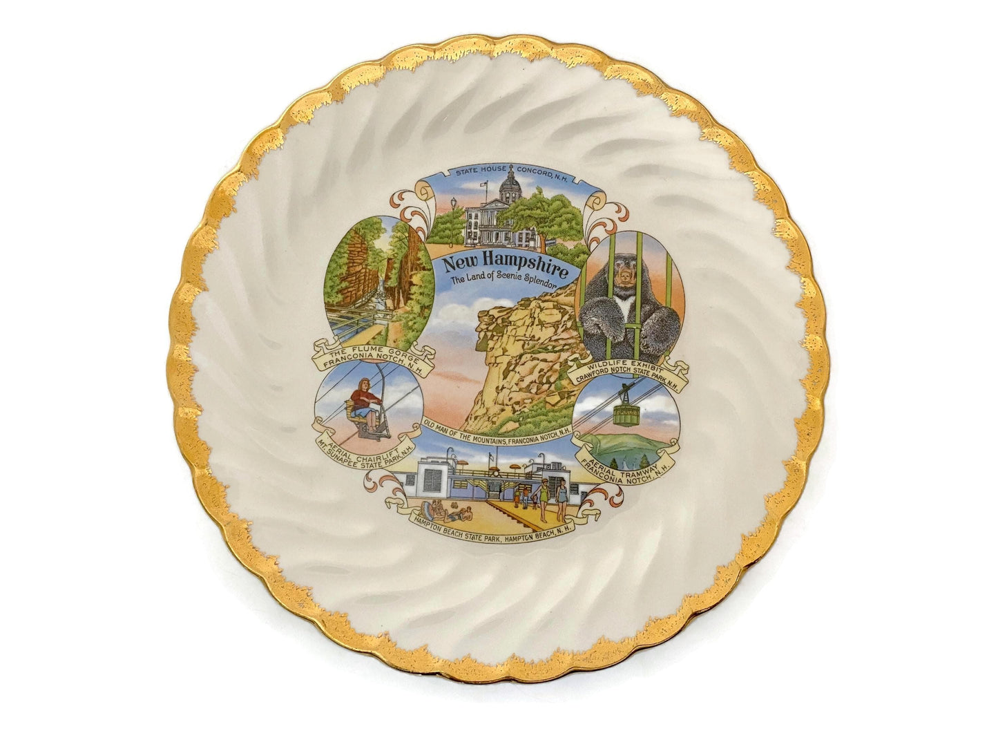Vintage New Hampshire Plate at Duckwells