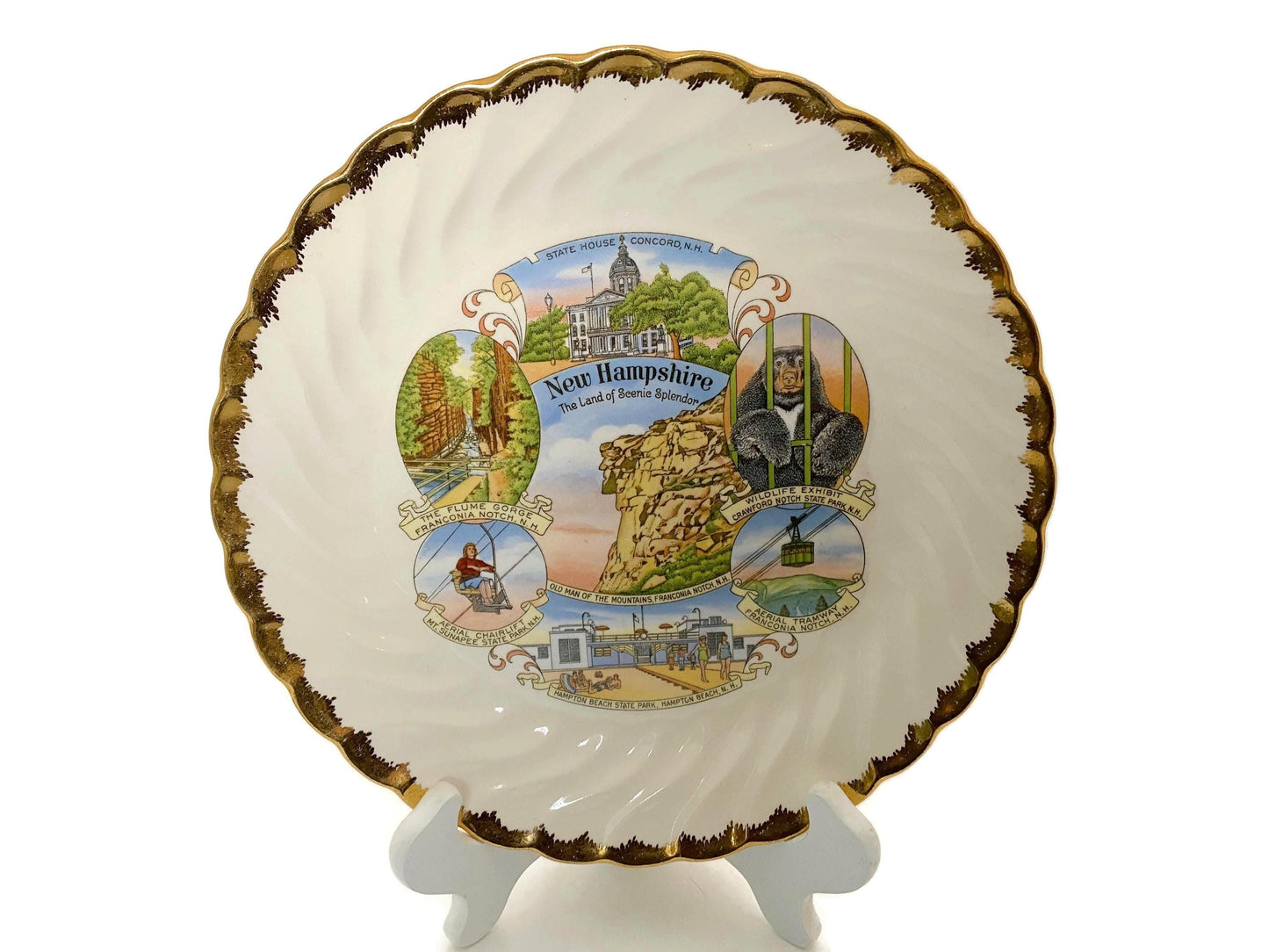 Vintage New Hampshire Plate at Duckwells