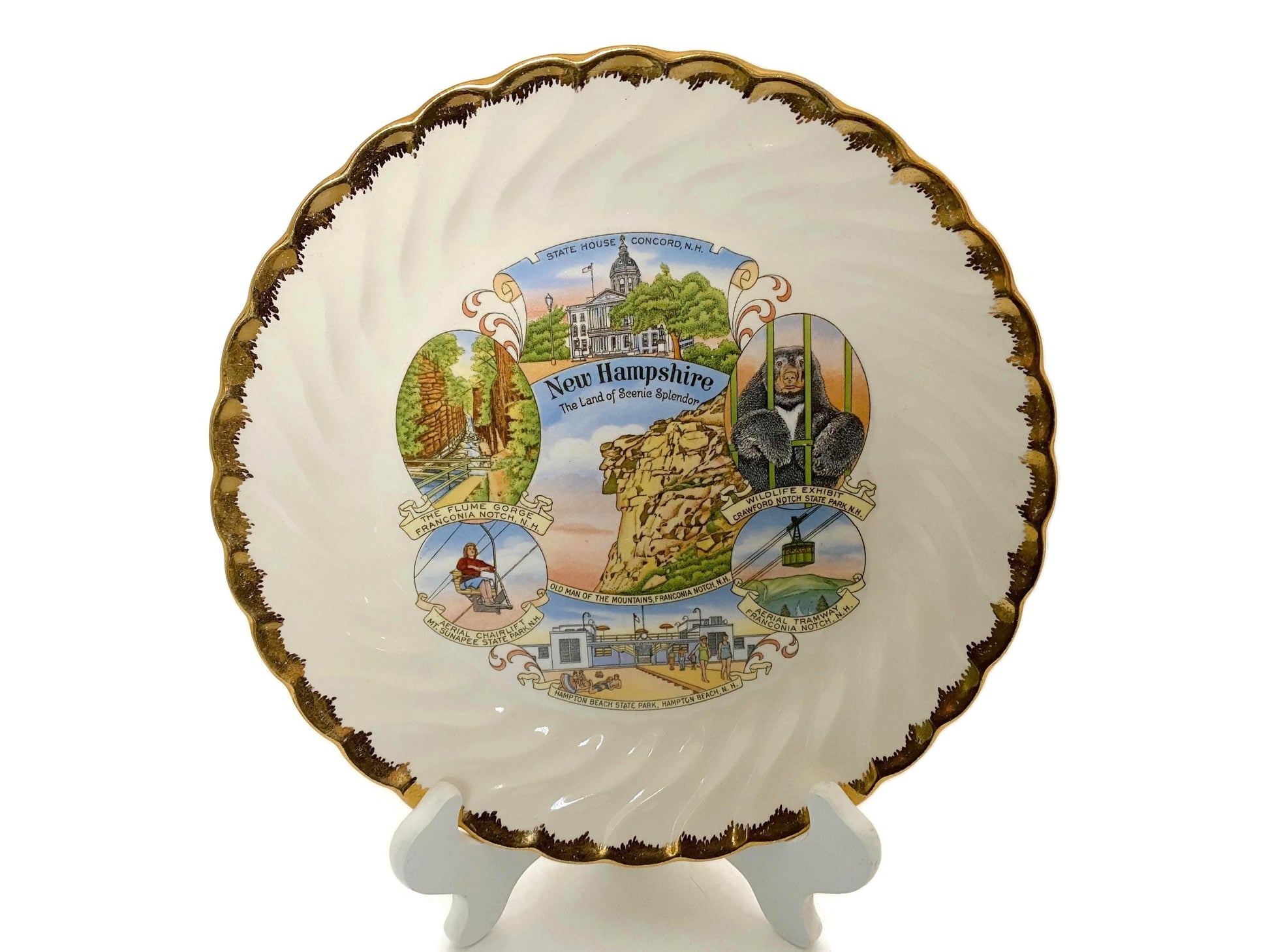 Vintage New Hampshire Plate at Duckwells