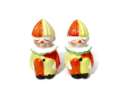 Vintage Clown Salt and Pepper Shakers at Duckwells