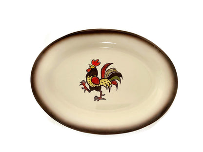 Vintage California Pottery Oval Dish by Metlox at Duckwells